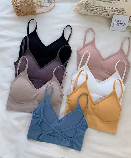 Cotton Sports Women Bra Yoga Running Gym