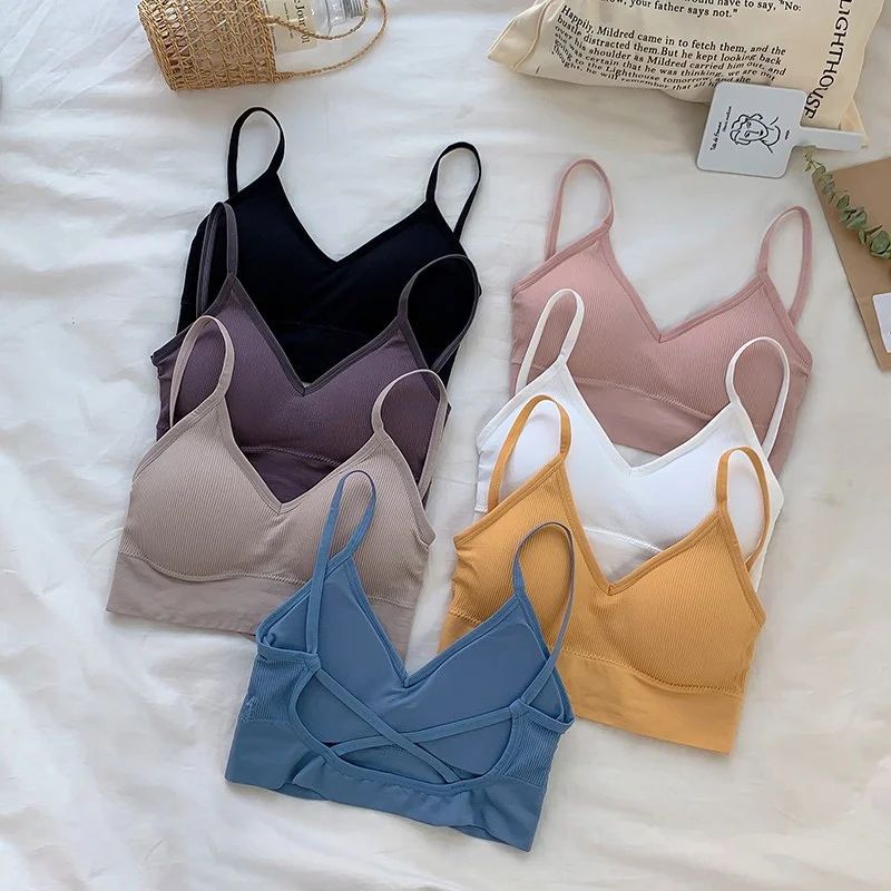 Cotton Sports Women Bra Yoga Running Gym